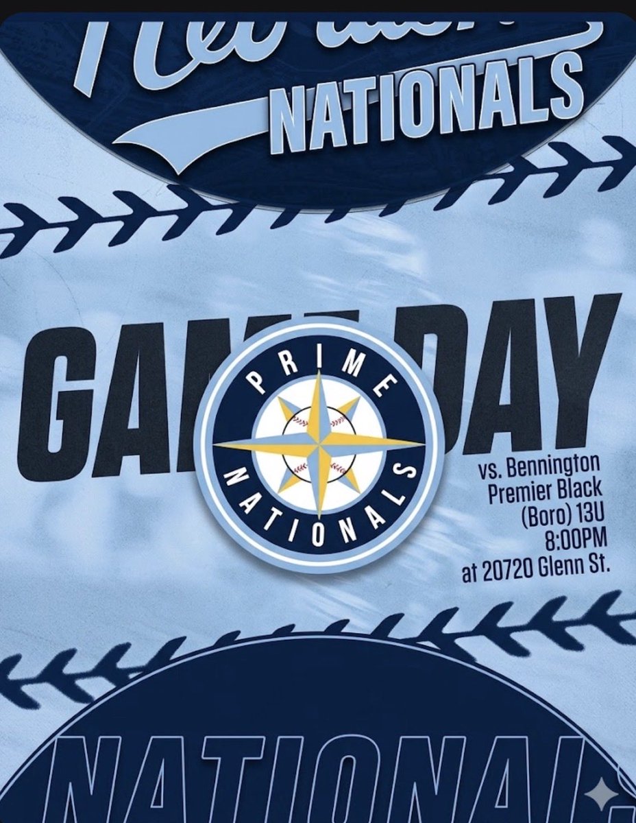 NE_Prime2031's tweet photo. Prime National fans it’s GameDay! Game time is at 8:00PM VS. Bennington Premier Black(Boro) 13U at 20720 Glenn ST. Hope to see you there! Watch us on game changer:Nebraska Prime Nationals 2031! @Stevebonitz https://t.co/ZuPvi84NRD
