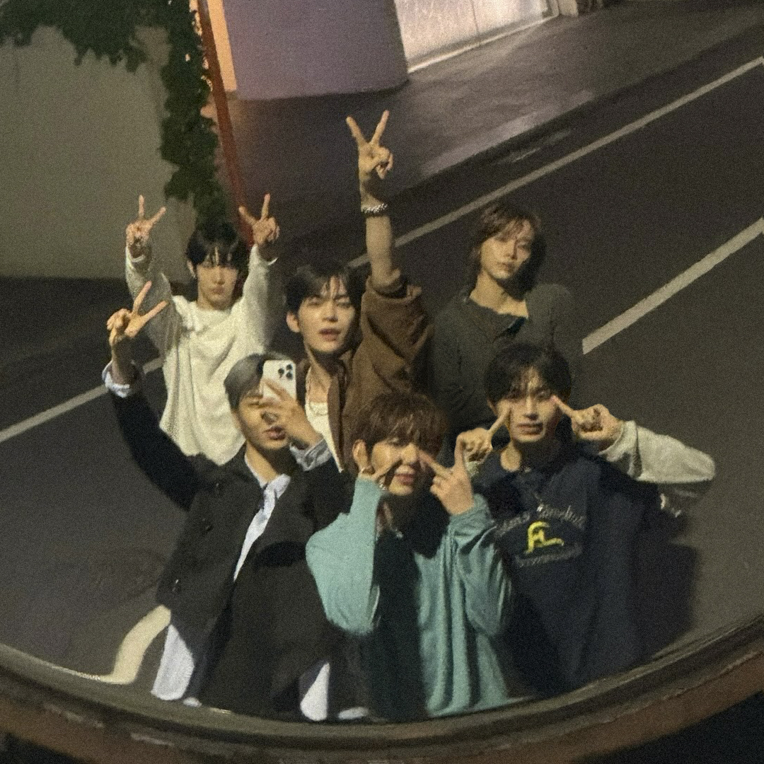 just 6 boys chilling outside