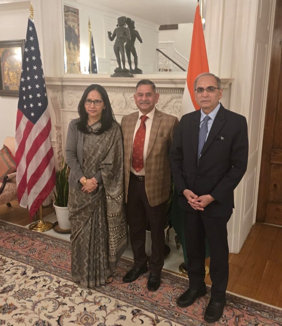 NewsIADN's tweet image. 🇮🇳🇺🇲 #IndianArmy Chief General Upendra Dwivedi has arrived in #Washington on his official visit to the #US.
