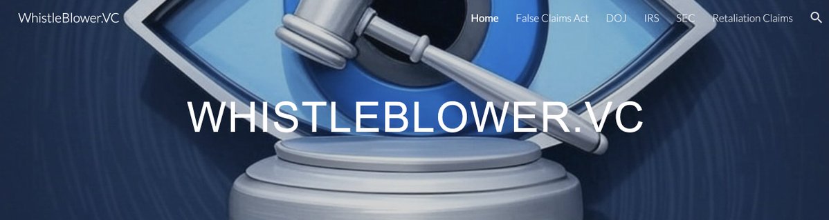 WhistleBlowerVC's tweet image. Have inside information on illegal activities? Top award from the DOJ, SEC &amp;amp; IRS whistleblower programs was $279,000,000!

Learn about False Claims Act &amp;amp; Retaliation cases @ Whistleblower.vc! 

#Alterra #property #group #LeoAddimando #MatthewPfeiffer #JeffPustizzi