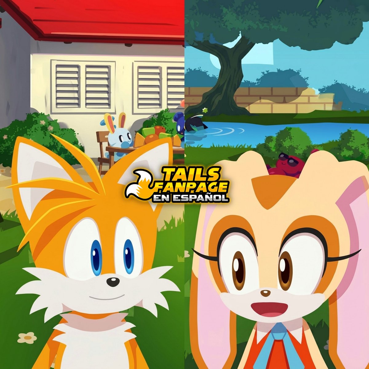 ¡Atención, fans del Taiream! Cream la conejita es la invitada especial en el nuevo episodio del show de Tails publicado hace unos momentos. 🦊🐰💛🧡