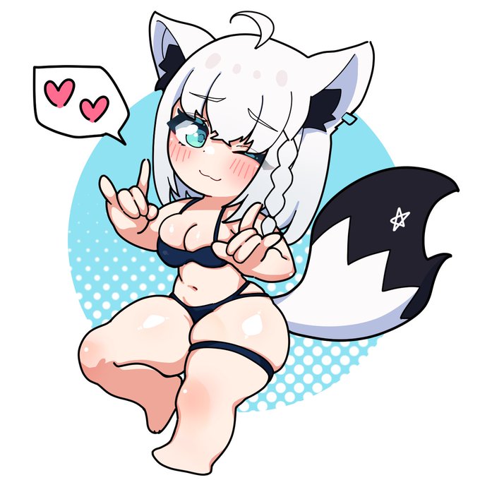 こんこんきーつね(水着)
絵フブキ 