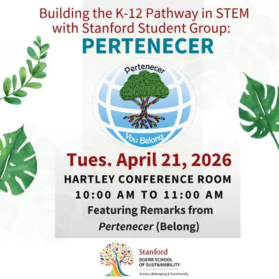 JosephTumber's tweet photo. I had the most wonderful time talking talking about Pertenecer at the @stanforddoerr Coffee Convos.

Always great to discuss student-led initiatives and the ongoing work we have done with Pertenecer and Con Ciencia!

Thank you for inviting me back to chat with you all https://t.co/sT3kOOD0cZ