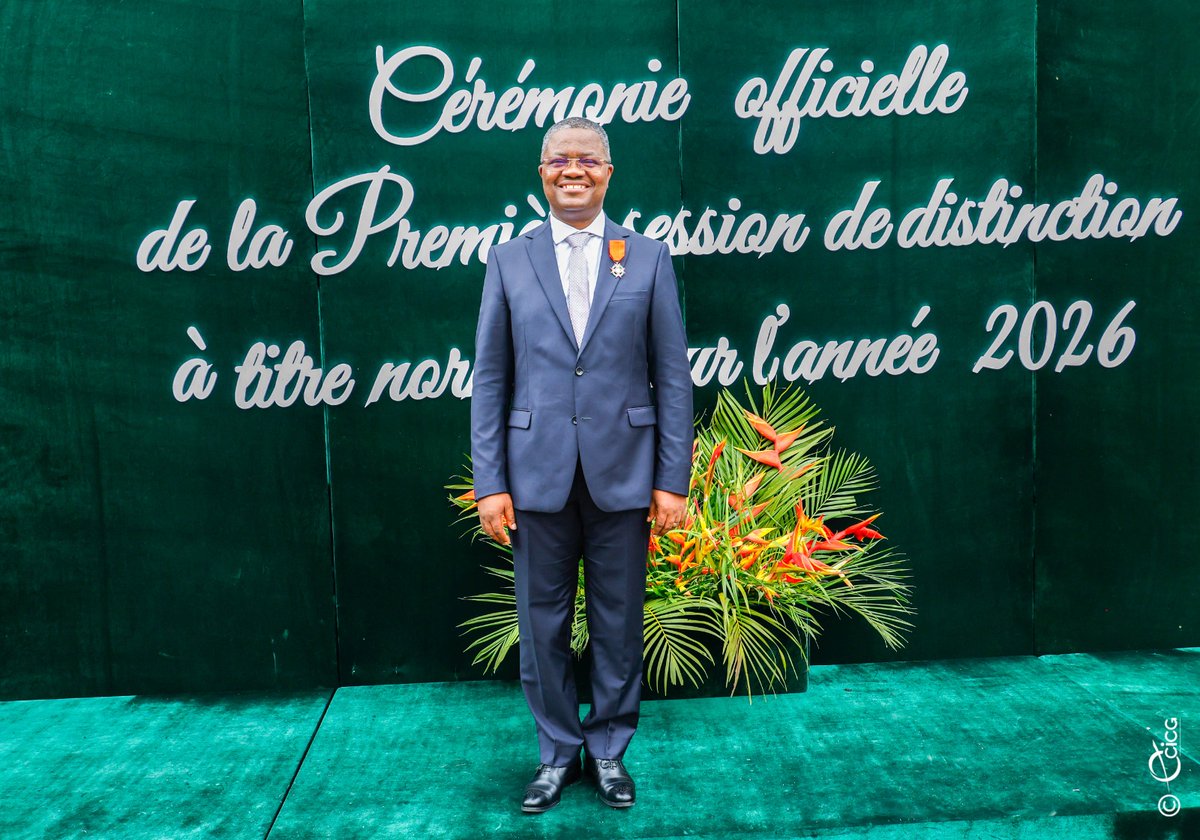 the_ACEProject's tweet image. .@EnseaO celebrates its Director General, Dr Hugues Kouadio, on his elevation to Knight of the National Order of Côte d’Ivoire on 17 April 2026. 👏
A hearty congratulations to you.
#ACEImpact #Excellence #Leadership #Africa