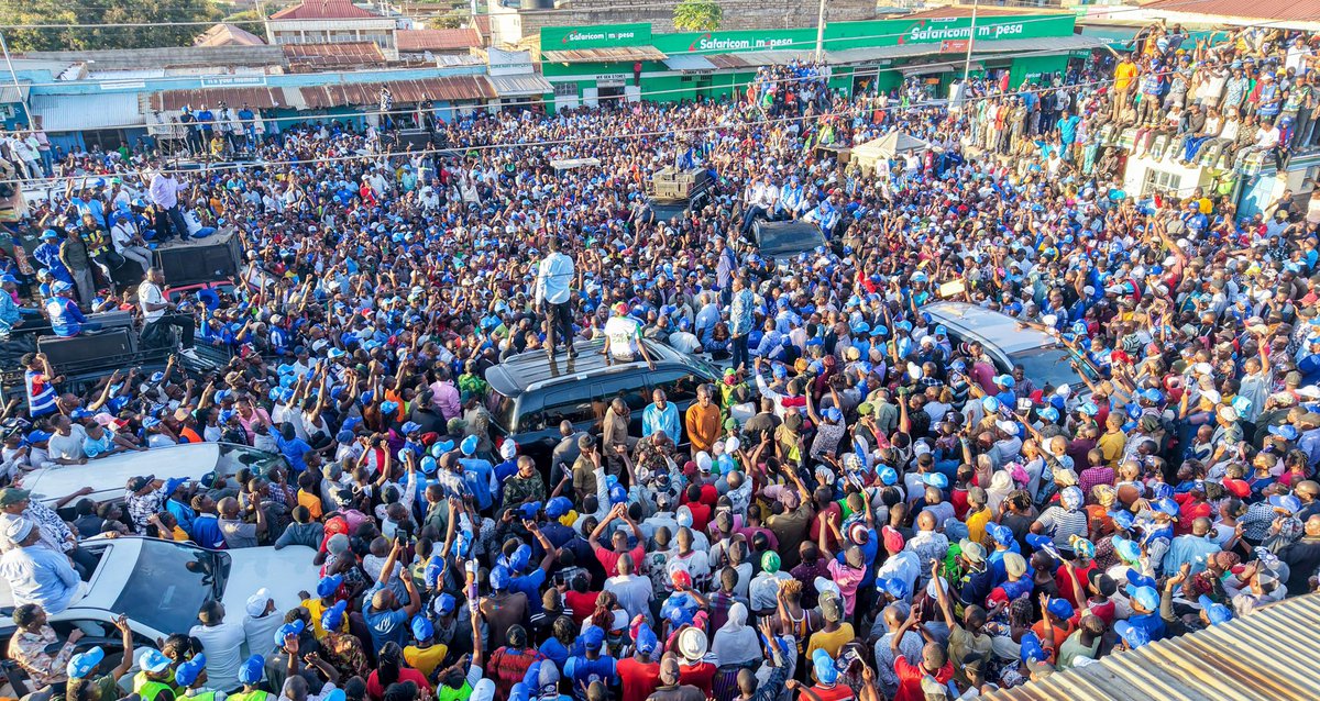 Asanteni sana, Mwingi Town!  

Your resolute support in our journey towards liberation remains outstanding.  

We shall not let you down, and together, we will achieve great success.  

Thank you for standing with us!