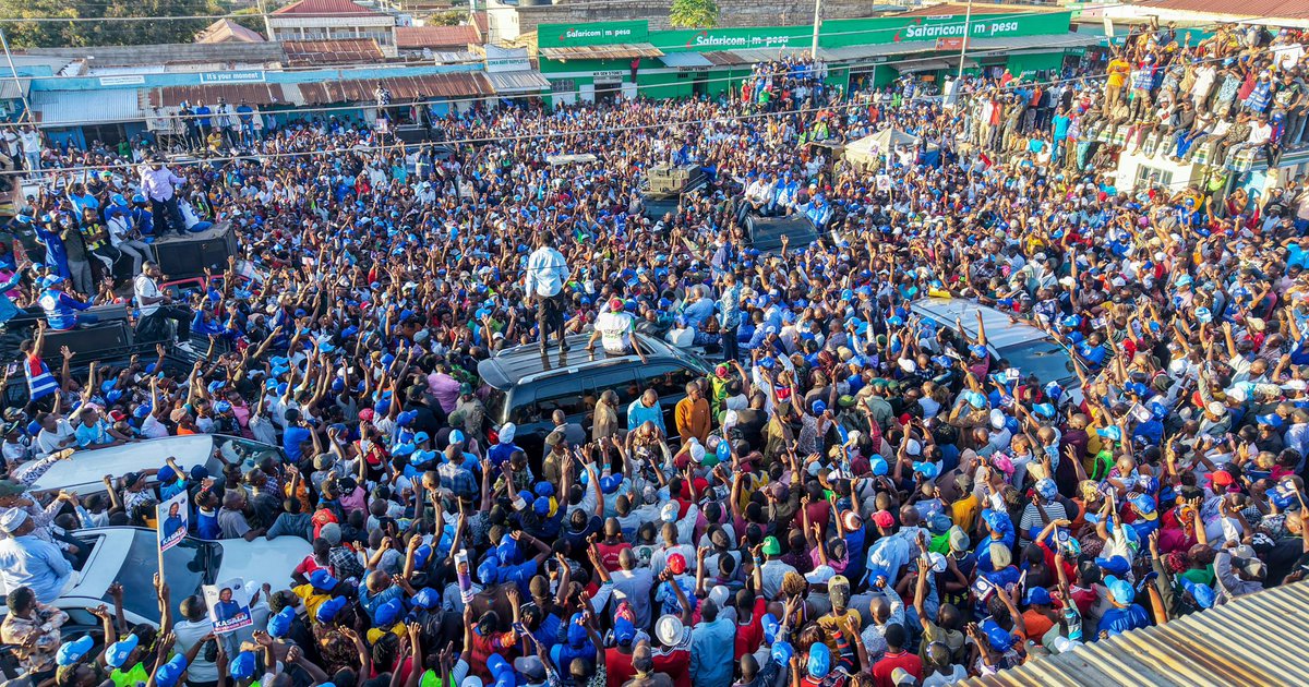 rigathi's tweet photo. Asanteni sana, Mwingi Town!  

Your resolute support in our journey towards liberation remains outstanding.  

We shall not let you down, and together, we will achieve great success.  

Thank you for standing with us! https://t.co/VjiDa9s3lD