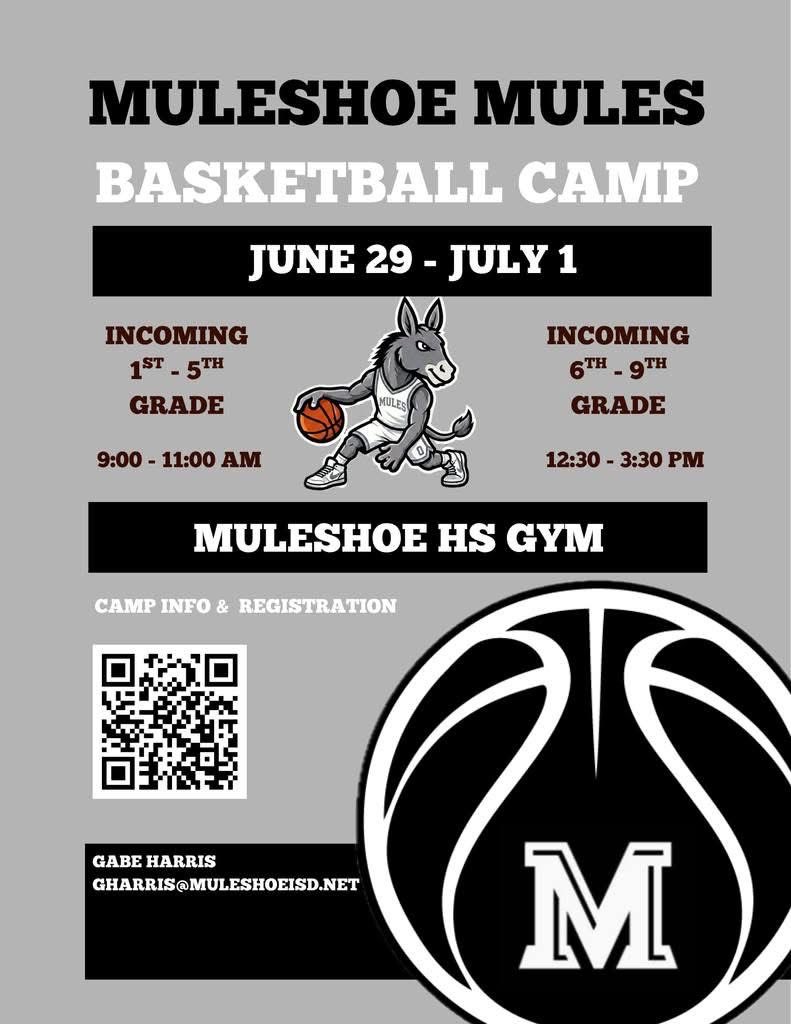 TheShoeHoops's tweet photo. Can't wait to work with our future Mule Hoopers again this summer! Registration is now open! #MulePRIDE https://t.co/1rnlxpGMGV