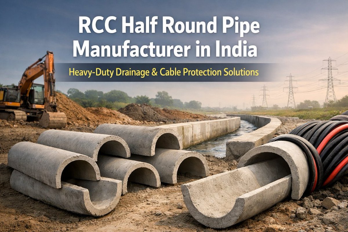 garkpolyplast's tweet image. RCC Half Round Pipes are widely used for cable protection &amp;amp; drainage.

But modern projects are shifting to HDPE &amp;amp; DWC for better performance.

🔗 garkgroup.com/rcc-half-round…

#RCC #HDPE #Infrastructure #GarkGroup