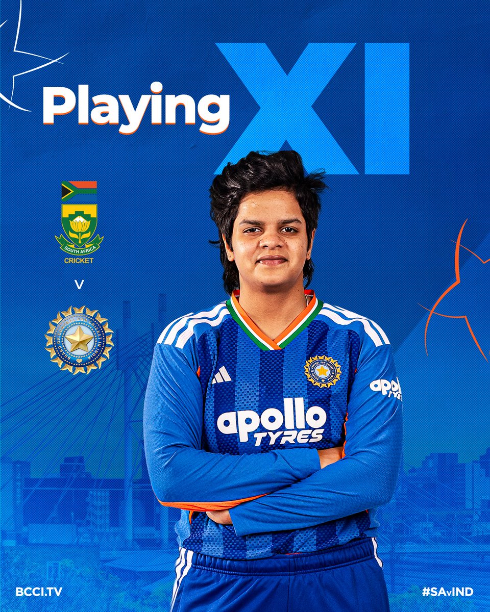 BCCIWomen's tweet image. Here's how #TeamIndia line up for the 3️⃣rd #SAvIND T20I 🙌

Let the games begin in Johannesburg 🏟️

Updates ▶️ bit.ly/SAWvINDW-3rdT2…