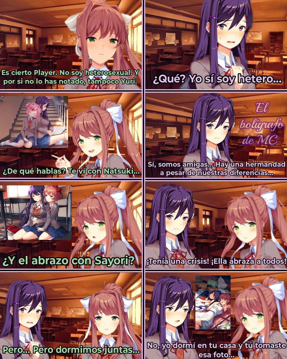 ElBoligrafoDeMC's tweet image. #DDLC #meme #DokiDokiLiteratureClub