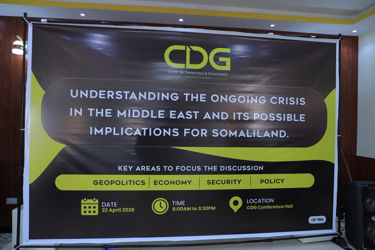Center for Democracy and Governance (CDG) tweet media