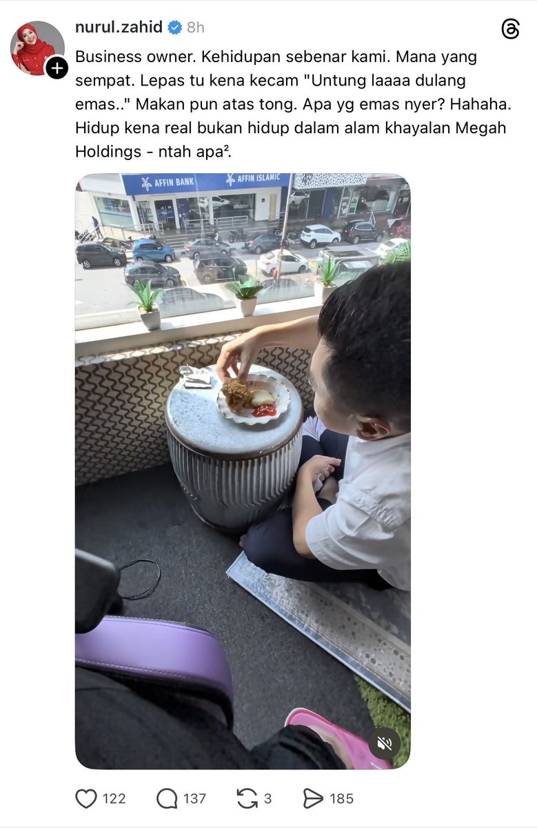 saifulhisyam's tweet photo. The replies here don't pull any punches lol https://t.co/B2di3bz75c