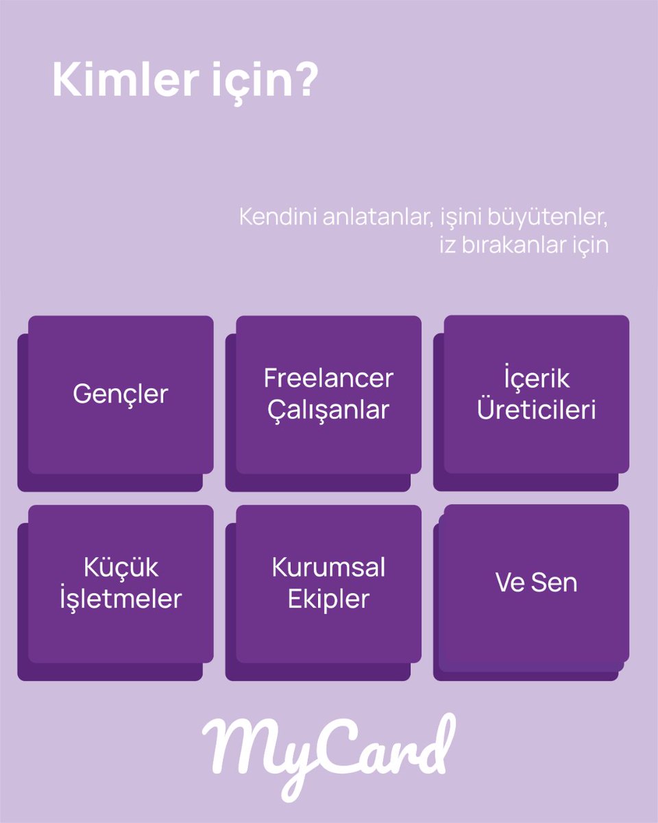 mycardpro's tweet photo. Kendini daha güçlü göstermek, işini daha görünür kılmak ve bağlantılarını daha etkili yönetmek isteyen herkes için:
Gençler.
Freelancer çalışanlar.
İçerik üreticileri.
Küçük işletmeler.
Kurumsal ekipler.
Ve sen.
#MyCard #DijitalKimlik #Networking #KisiselMarka #Freelancer https://t.co/rkaFaSD2Sr
