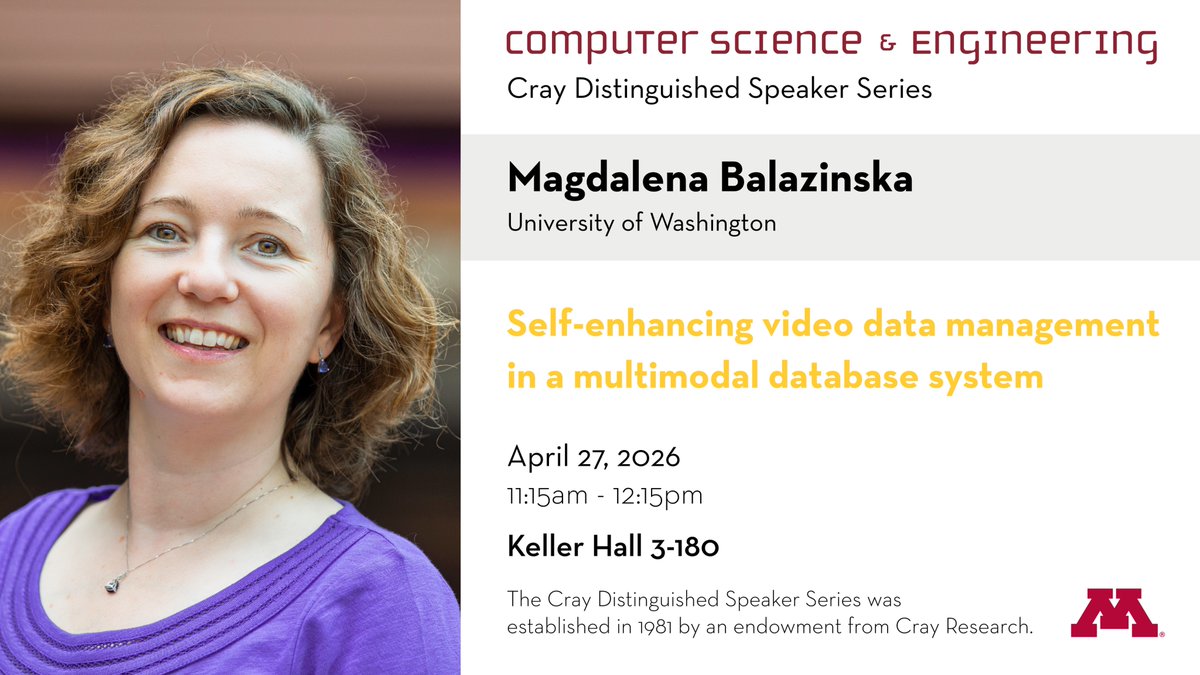 UMN Computer Science & Engineering tweet media