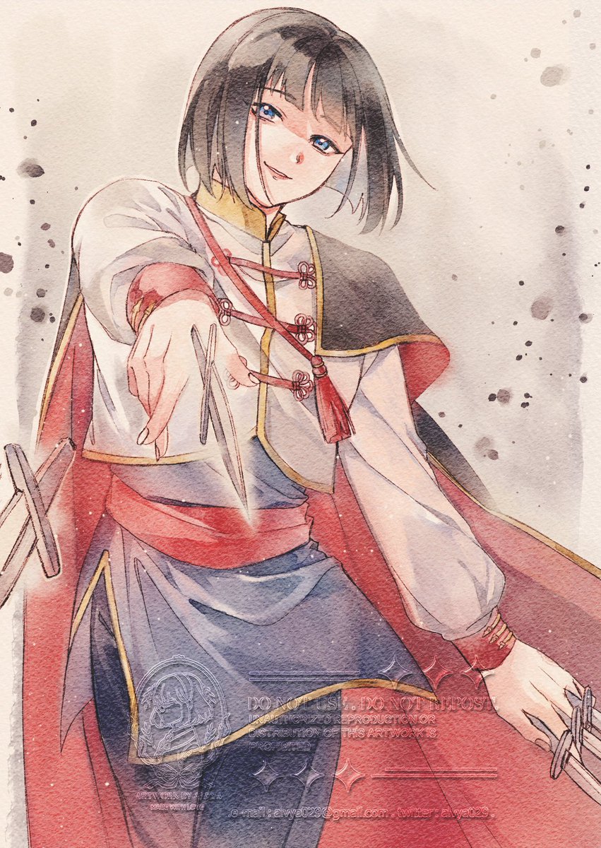 watched a reels abt knife throwing... and ofc i'm thinking abt him--