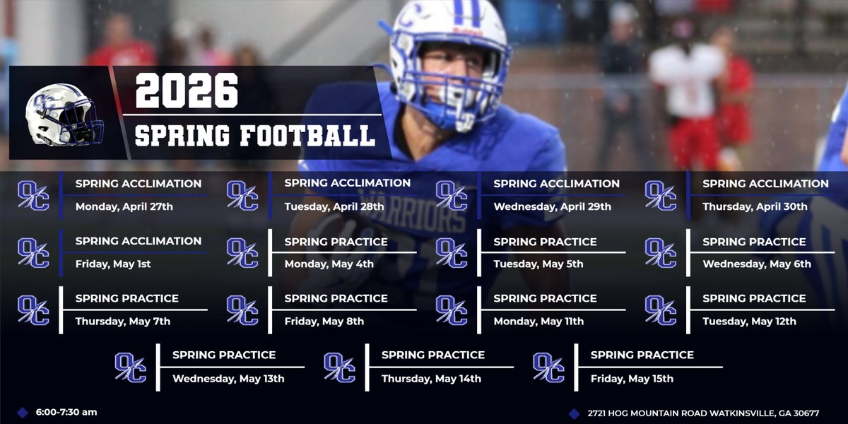 Oconee County Warrior Football tweet media
