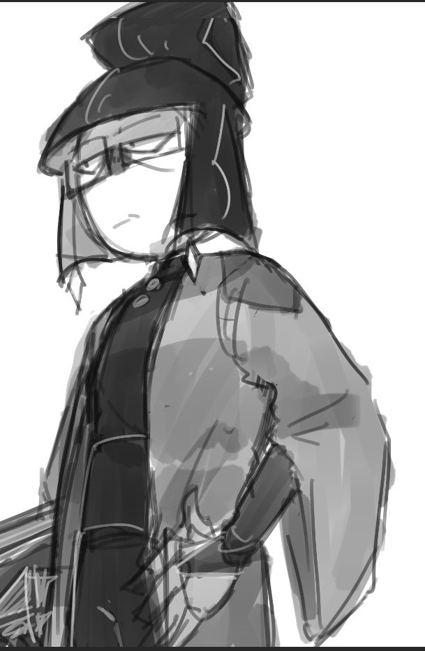 QXmsiQKlKE99349's tweet photo. 落描きの合間の落描きオディールさん　今描いてる絵が上がったらないないするかもしれない… https://t.co/SCIOitYZ8N
