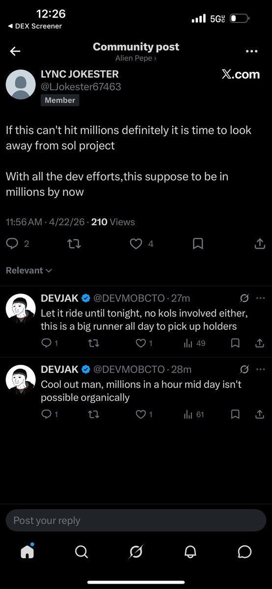 lechero508's tweet photo. @DEVMOBCTO @RocknOnChain Make sense guy…. https://t.co/JXrNFDJSXj