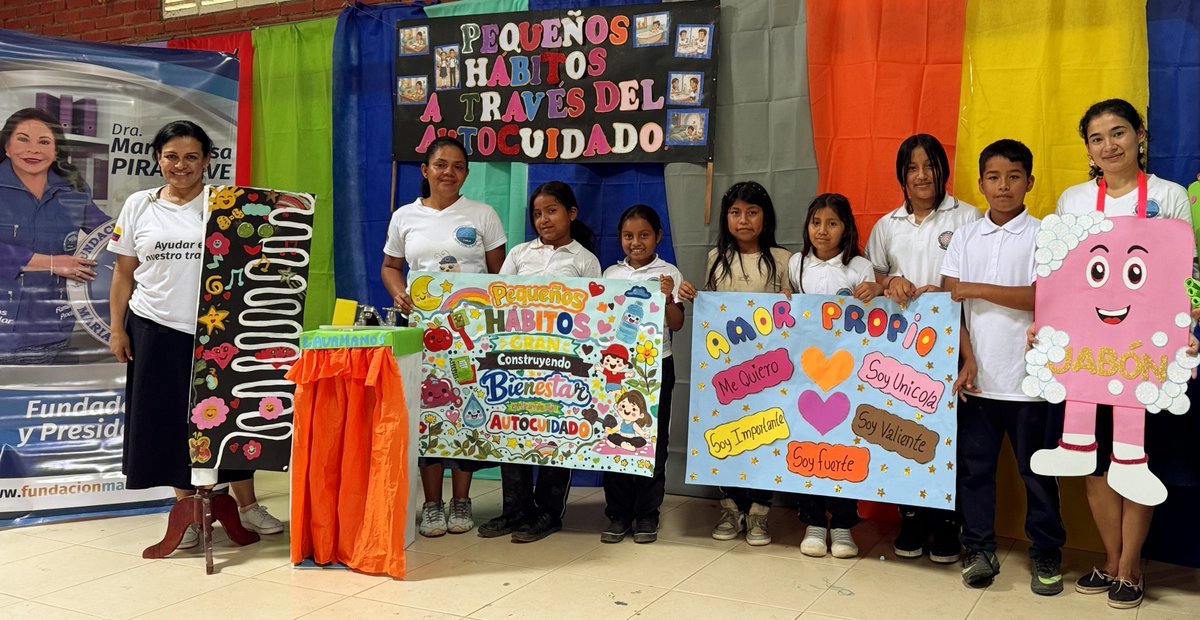 FIMLM's tweet photo. #MiNuevaFamilia | ✨ ¡Una jornada de aprendizaje, autocuidado y alegría vivieron los niños en Morales, Cauca! ✨

👉 ¿Y tú? ¿Qué pequeño hábito practicas cada día para cuidarte? ¡Cuéntanos!

🔗 Conoce más: https://t.co/KOAjJ7YNkc 

#FIMLM #AyúdanosaEducar #Autocuidado https://t.co/S0UNSFGD1h