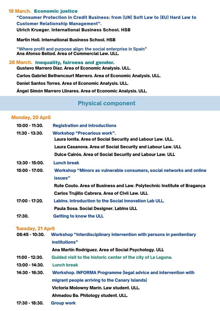 imartypz's tweet photo. Excited to join the Blended Intensive Programme (BIP) “Justice in a Transformative Key” tomorrow at @ULL.

Looking forward to learning, sharing perspectives, and engaging in conversations on justice and inclusion.

#BIP #TransformativeJustice #LearningJourney https://t.co/UVW6i8UMdt