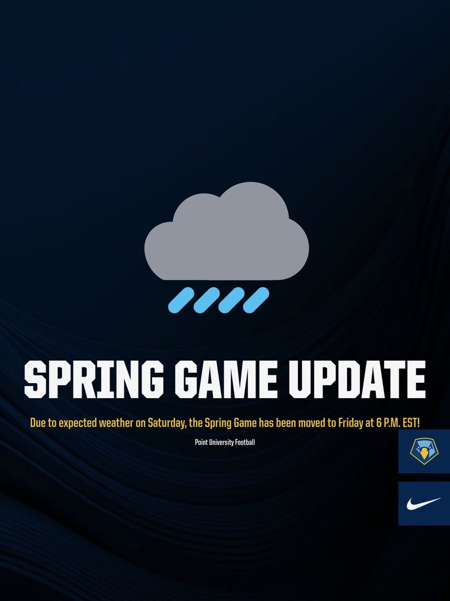 Point University Football tweet media
