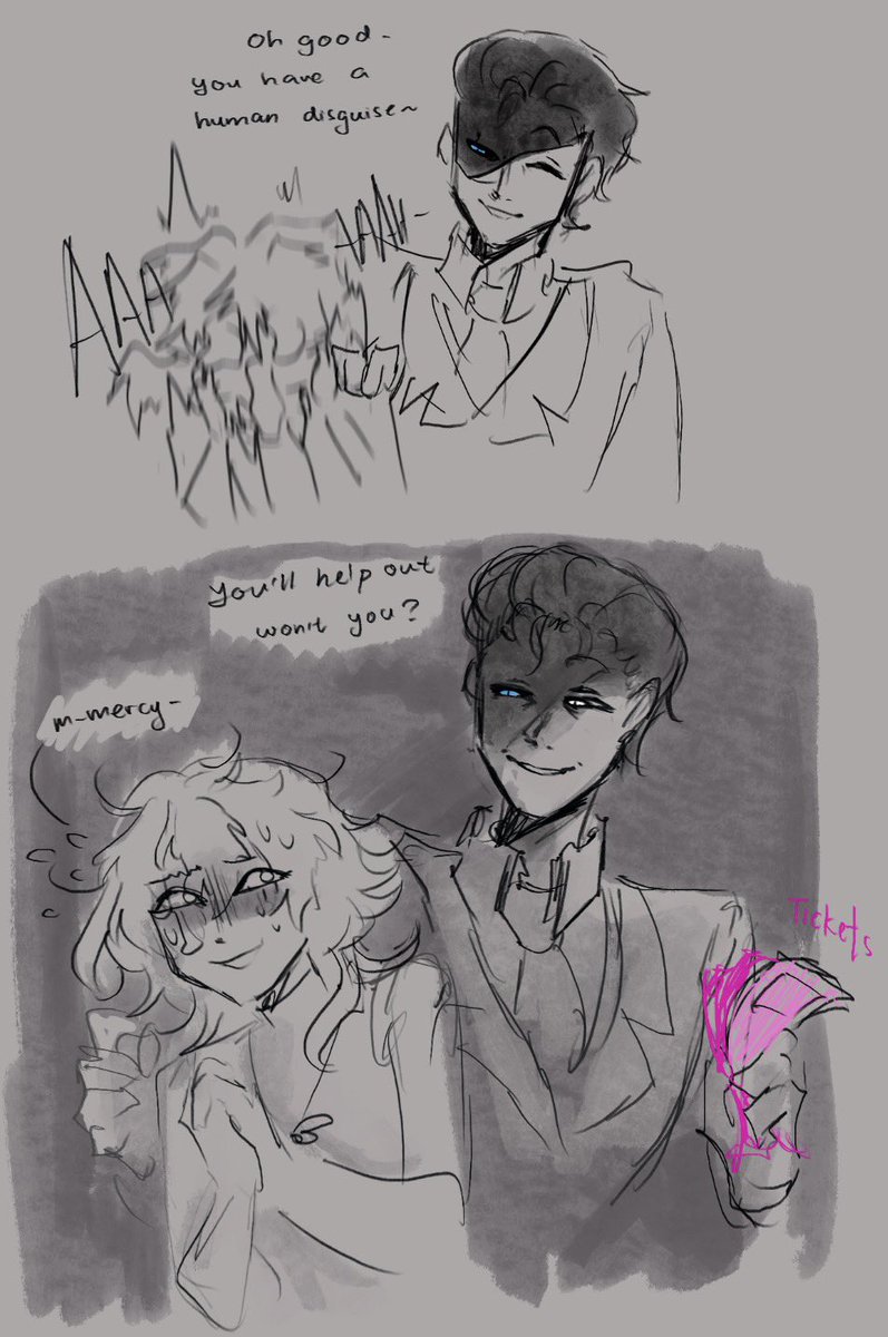 hiyoru_hyr04's tweet image. #sonaindulgent #platonic #thefreakcircus #tfctickettaker #tickettaker

Some more silly scenarios