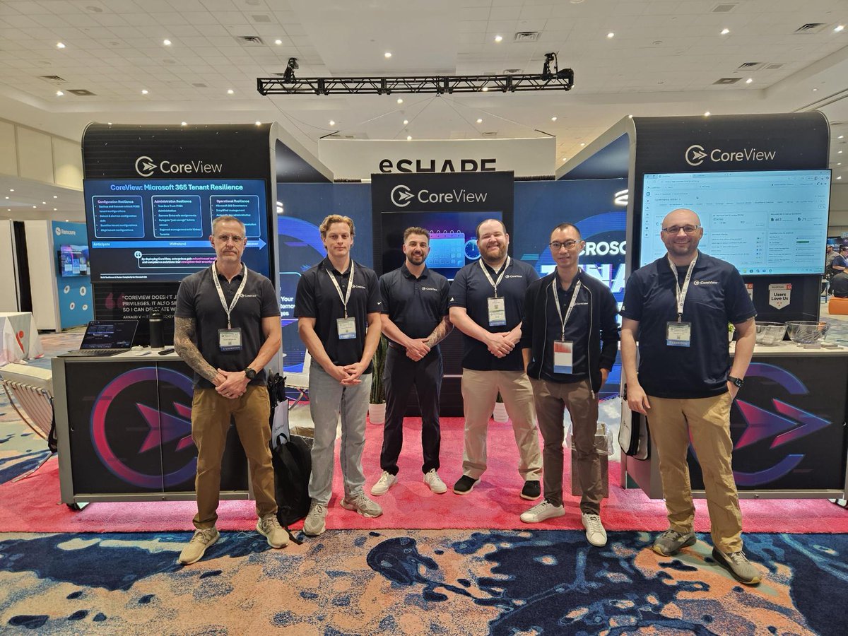 CoreViewHQ's tweet image. Live at M365 Orlando and the innovation is moving fast.

More capability = more dependency

If you’re here, stop by CoreView’s booth or join our session today.

#M365Orlando #Microsoft365 #AIInnovation #TenantResilience #CloudSecurity