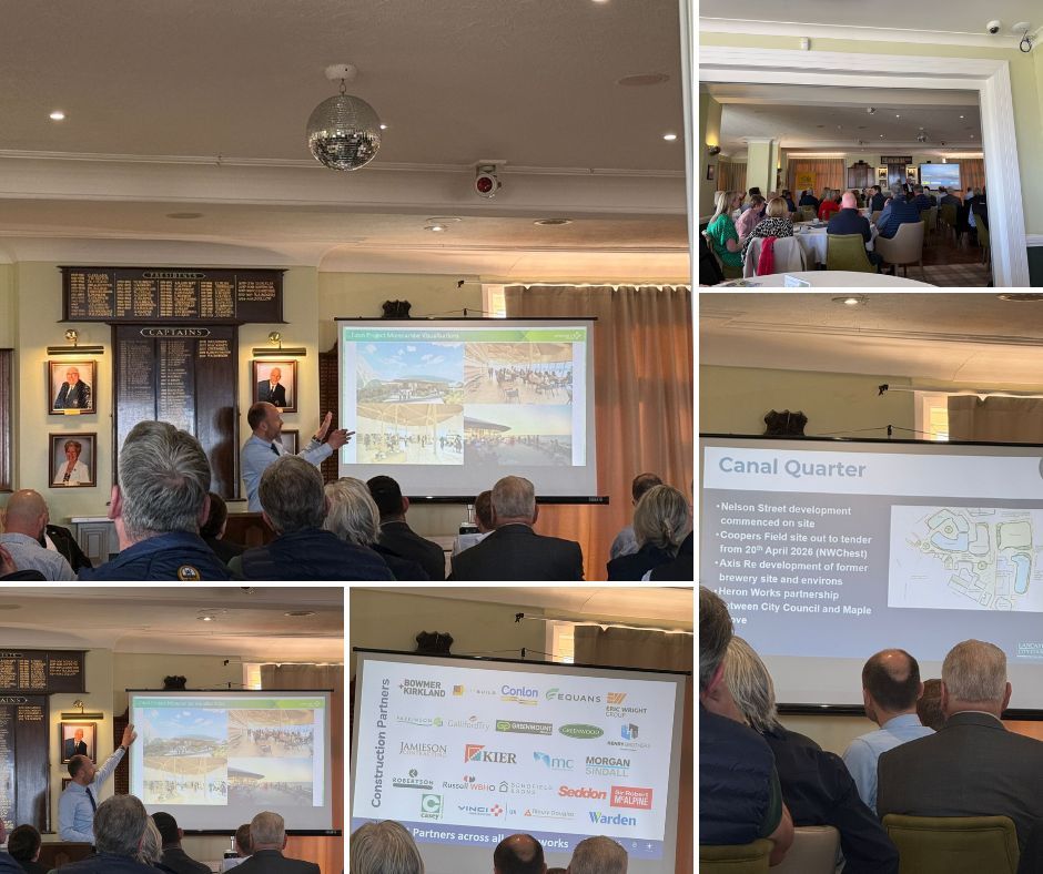 TCengineers's tweet photo. Earlier today two of our directors, Julian Pearson and Chris Redman, attended an early engagement meeting with main contractor Vinci for the upcoming Eden Project in Morecambe, alongside other local businesses. https://t.co/DdIkKLNAbV