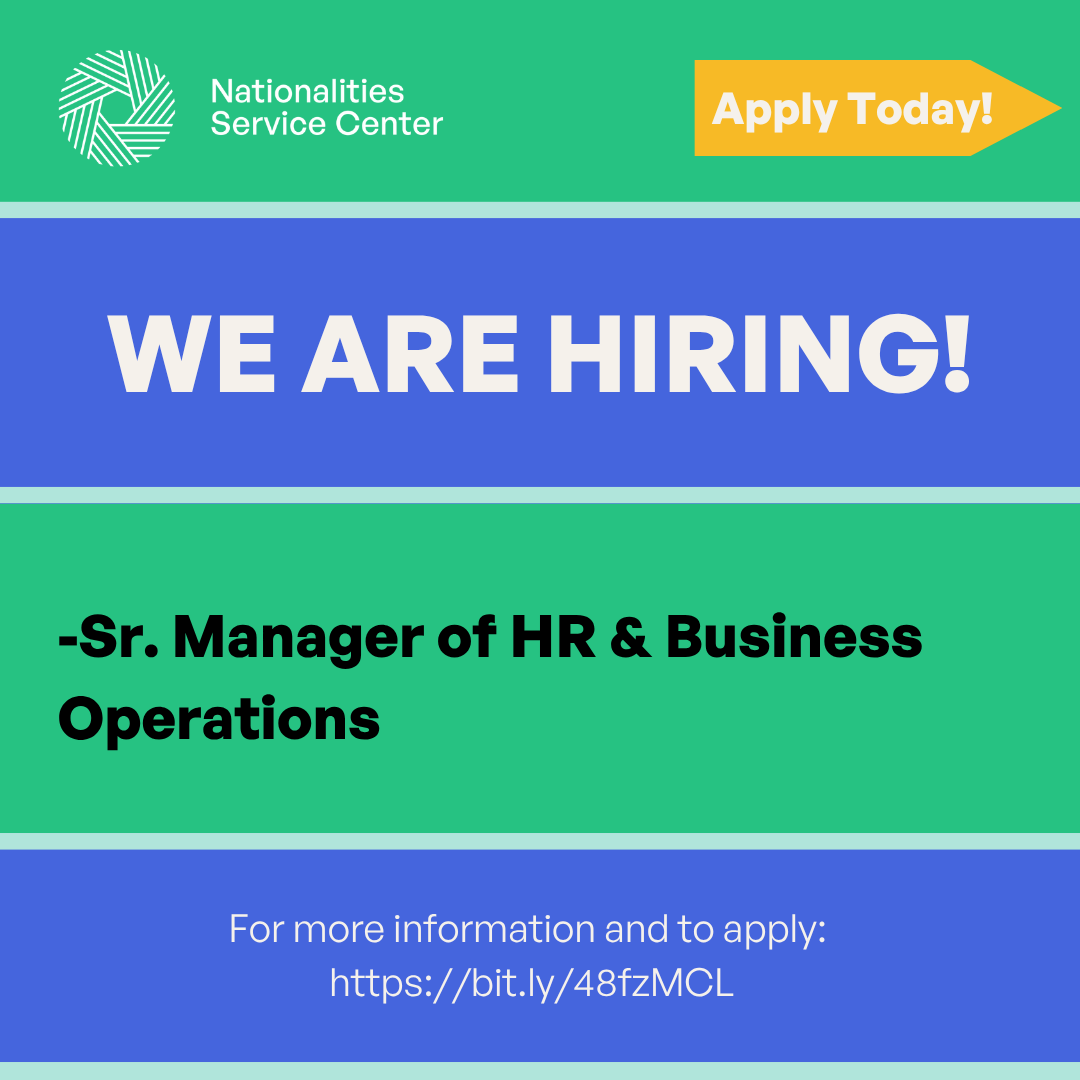 Nationalities Service Center tweet media