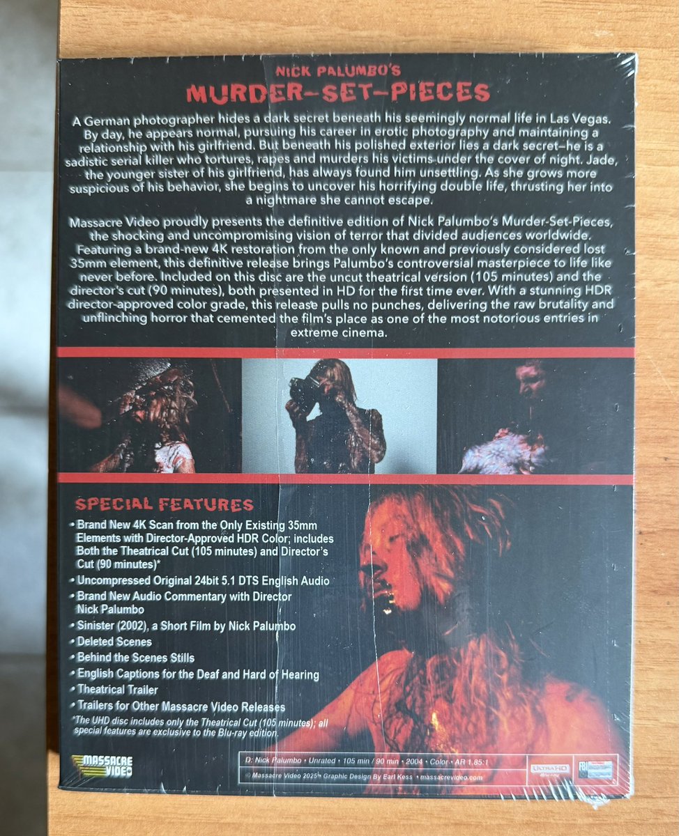 raiden71's tweet photo. MURDER SET PIECES,PORTRAIT OF ANDREA PALMER LIMITED EDITION UHD+BLU RAY @MassacreVideo https://t.co/1QaNztVuzU