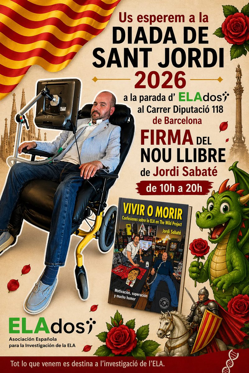 COMPARTIR 🙏

Mañana os espero a tod@s en la parada de <a href="/elados_asoc/">ELAdos Asociación</a> en Carrer Diputació, 118 Barcelona (Entre Compte Borrell y Viladomat y entre Aragó y Gran Vía) 

Venderemos mis dos libros y rosas.

¿Te vas a perder ver cómo te firmo mis libros?

COMPRAR MI NUEVO LIBRO:
