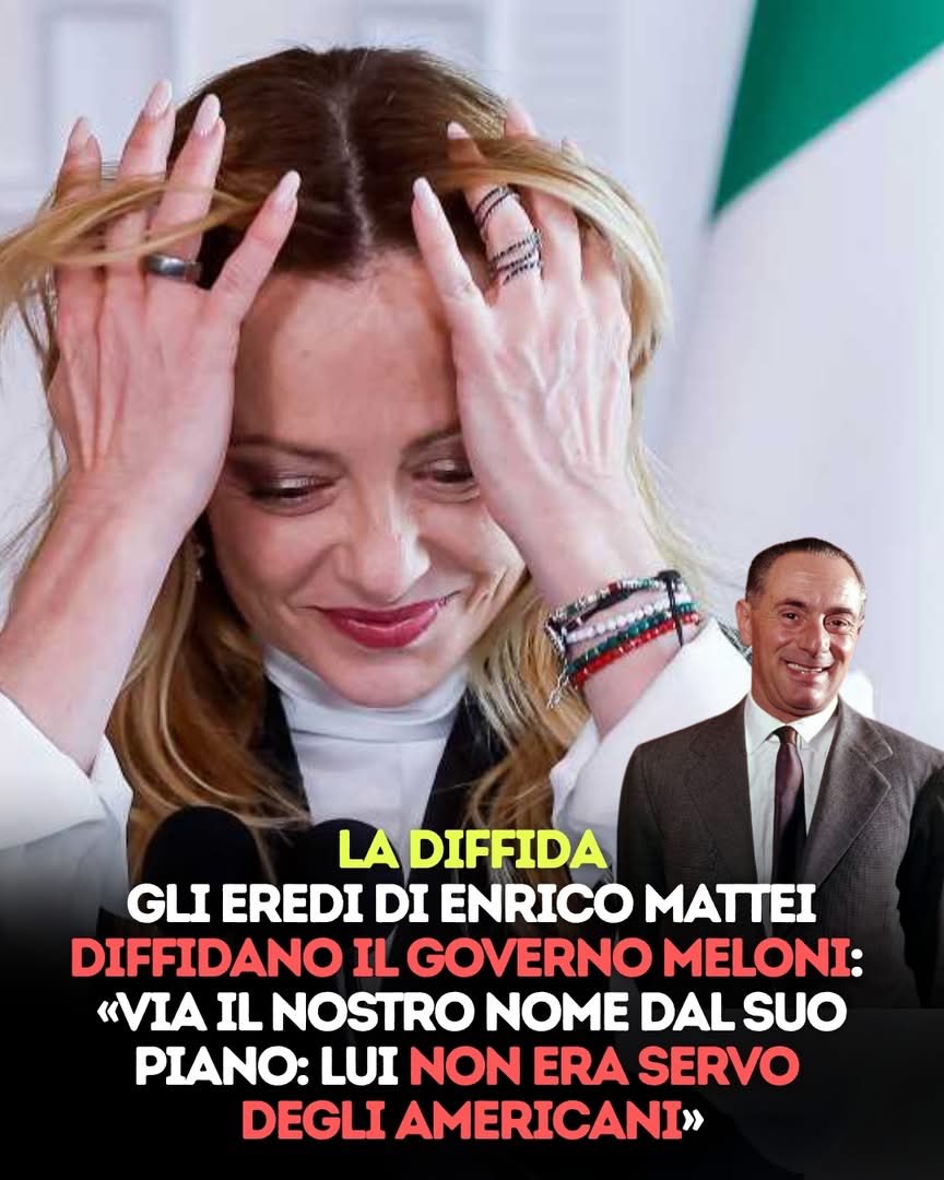 serebellardinel's tweet image. Non ne ha fatta,non ne fa e non ne farà mai una giusta! #Meloni è riuscita a far incazzare anche gli eredi di Enrico Mattei che certo non era un servo d’America, intestandogli il suo “servile agli  #USA di piano”!