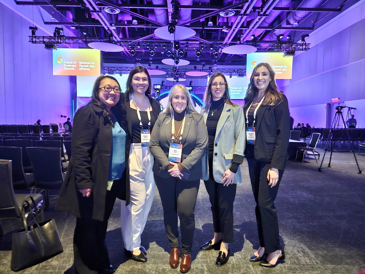 CompassRoseGr's tweet image. #SPOTTED: The Compass Rose team was on the ground at the @CdnChamberofCom's #FutureOfBusiness summit this week, joining leaders from across sectors to take stock of where the Canadian economy is heading and what it will take to compete.

Across sessions on trade and the upcoming