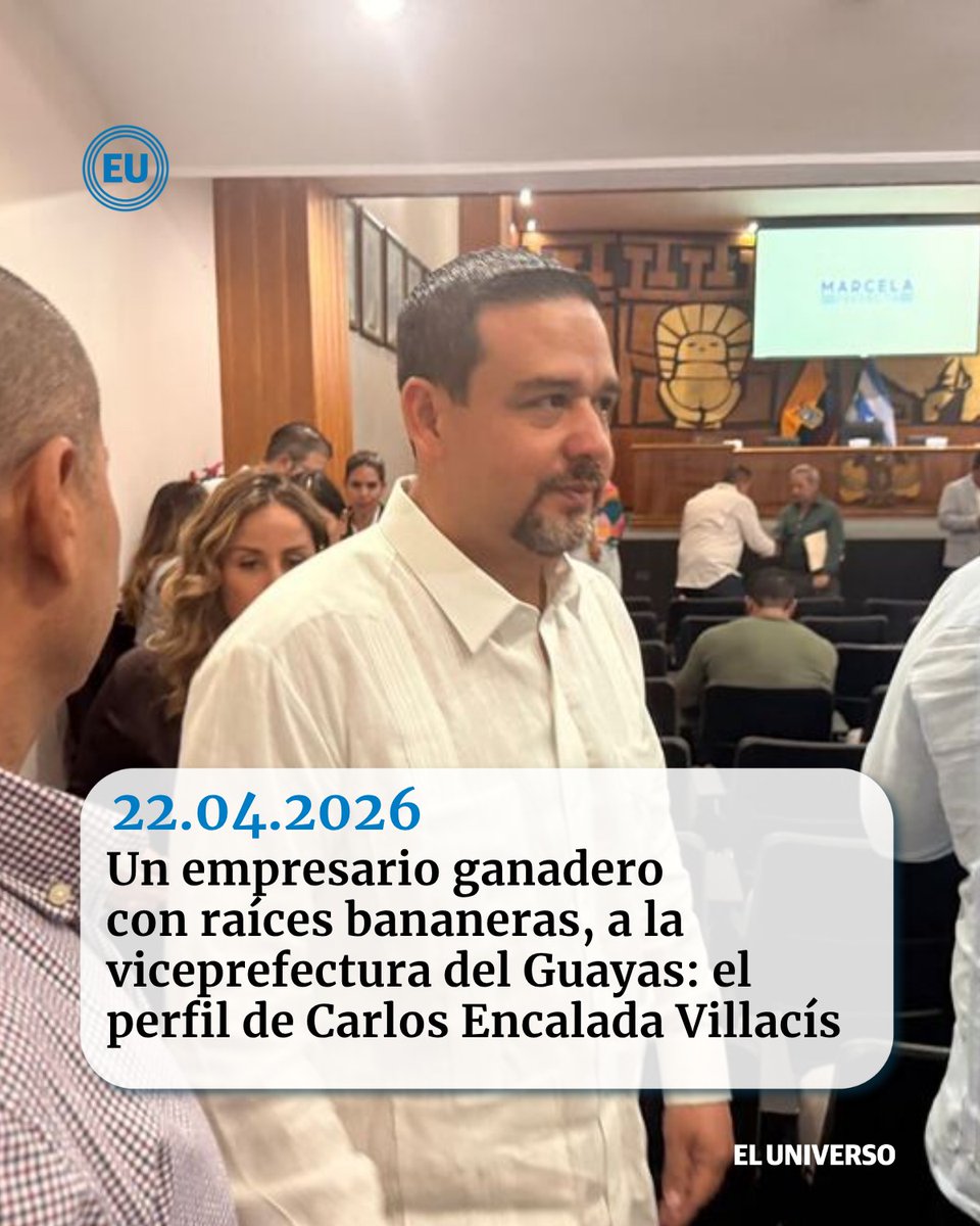 eluniversocom's tweet image. Un empresario ganadero con raíces bananeras, a la #viceprefectura del #Guayas: este es un perfil de Carlos Encalada Villacís ow.ly/pyCw50YO5gZ