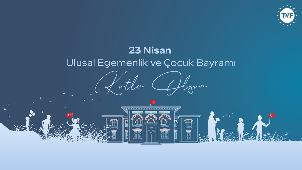 trwealthfund's tweet photo. Türkiye Büyük Millet Meclisi’nin açılışının 106. yıl dönümü vesilesiyle, Gazi Mustafa Kemal Atatürk’ün çocuklara armağan ettiği 23 Nisan Ulusal Egemenlik ve Çocuk Bayramı kutlu olsun.

#TVF #23Nisan https://t.co/pXGmE6ZgLA