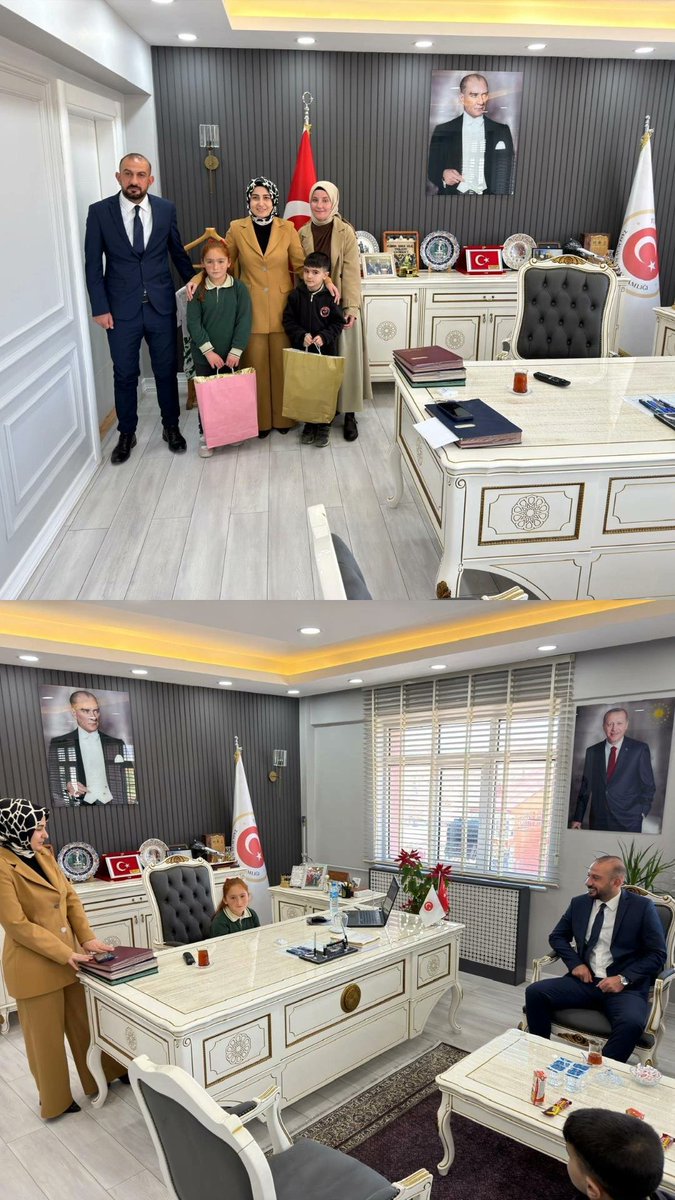 nurali_ilk's tweet photo. Fatma Turan İlkokulu olarak 23 Nisan kapsamında Kaymakamlığımızı ziyaret ettik. Kaymakamımız Sayın Kübra BAKA KILIÇ makamını temsili olarak öğrencilerimize devretti. Çocukların talebi üzerine okulumuza park yapılması için de söz verdi.23 Nisan Kutlu olsun🇹🇷  @TslcyKaymakamlk https://t.co/oDTJyYx1uP