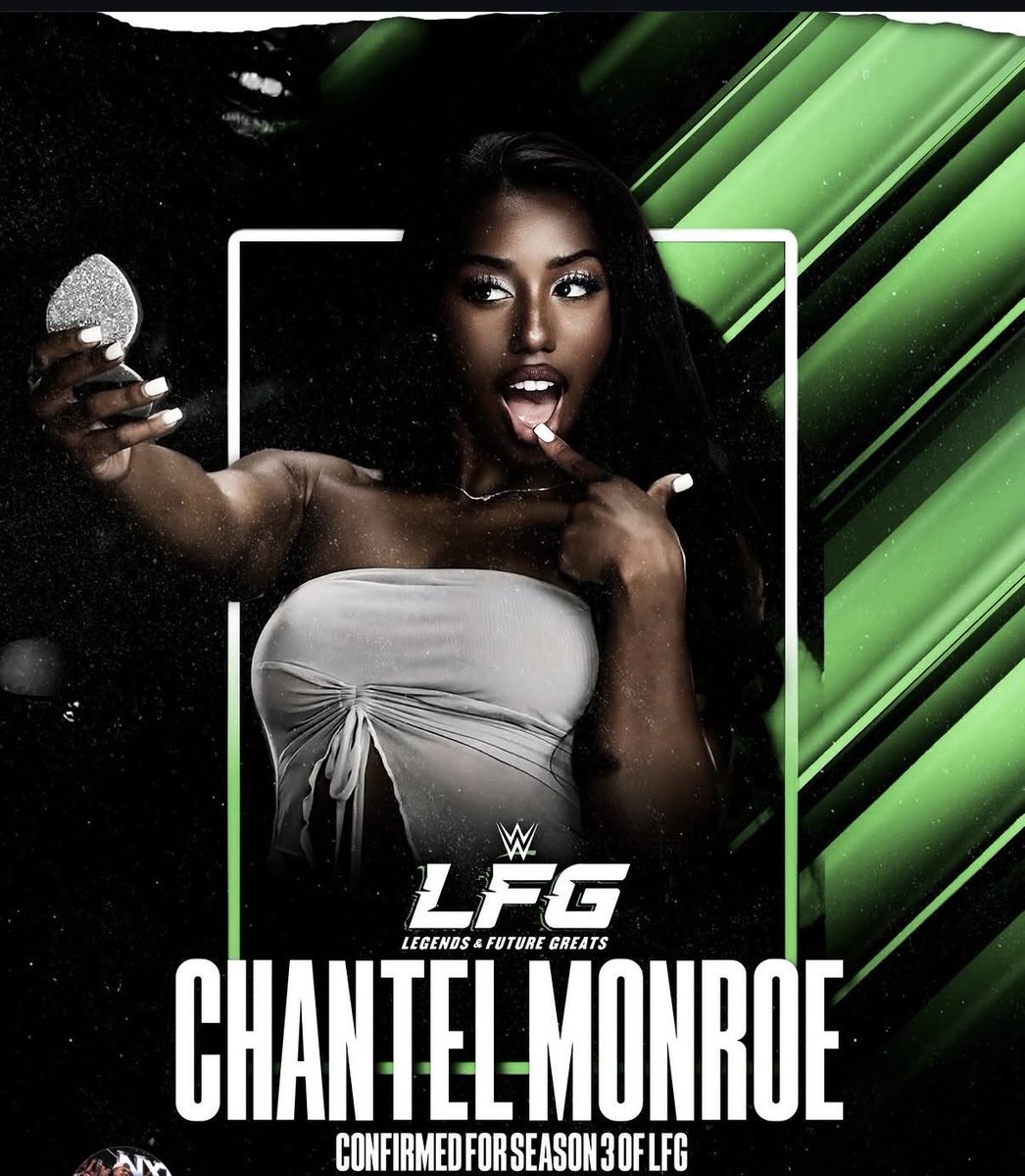 ChantelMonroe_'s tweet image. Some people join a show…. I UPGRADE IT✨

LFG SEASON 3 premieres THIS Sunday and it just got a little more……… PERFECT🪞

#wwenxt #wwe #womenswrestling #LFG #reflectionofperfection #chantelmonroe