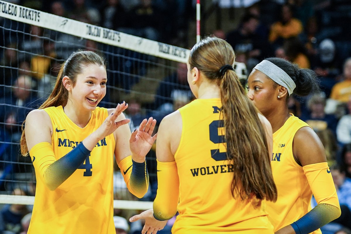 umichvball's tweet image. That's a WRAP! 

We ended our spring season on Sunday in Toledo.

#GoBlue