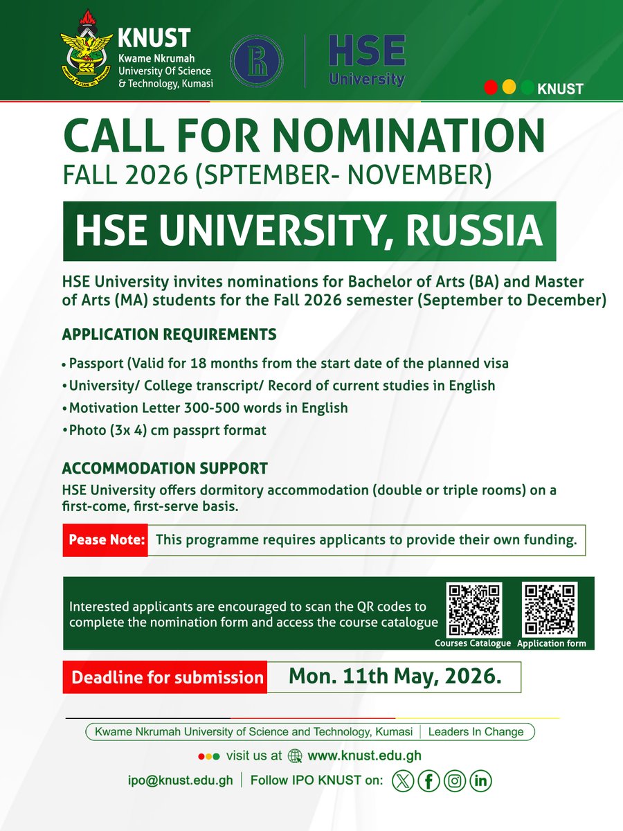 International Programmes Office, KNUST tweet media