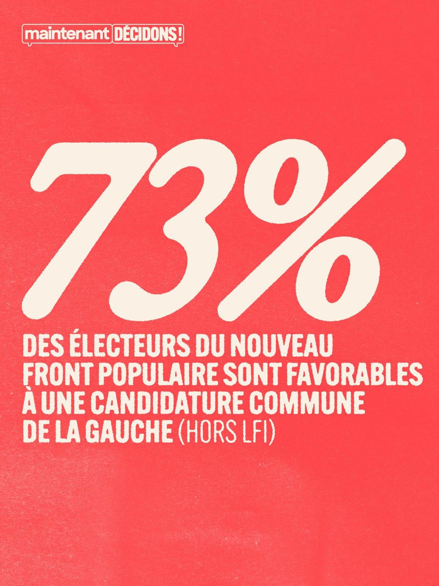Maintenant décidons ! ✊ tweet media