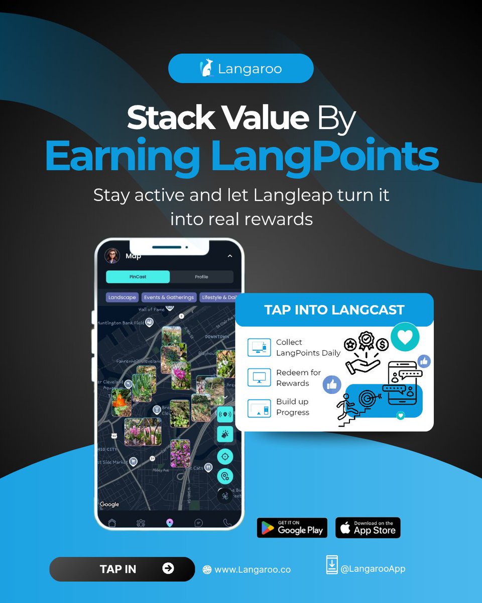 ChatterGlobe's tweet image. Your routine becomes more valuable with Langleap, where consistency leads to real rewards over time.

One click → endless perks. Join Langaroo today 💫
Learn more: Langaroo.co⁠
#digitalnomads #travel2026 #exploretheworld #fypシ゚viral