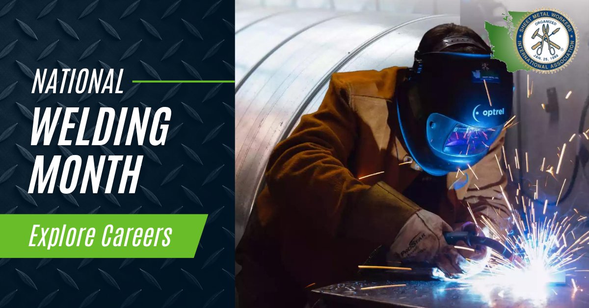 SMARTLocal66's tweet photo. April is National Welding Month, and @SMARTLocal66 is proud to recognize the skilled welders in our union. 

https://t.co/Azaem86U02

#welders #welding #sheetmetal #unionstrong #smartunion #smartnwrc #smartlocal66 #smw66 https://t.co/meHA73im4W