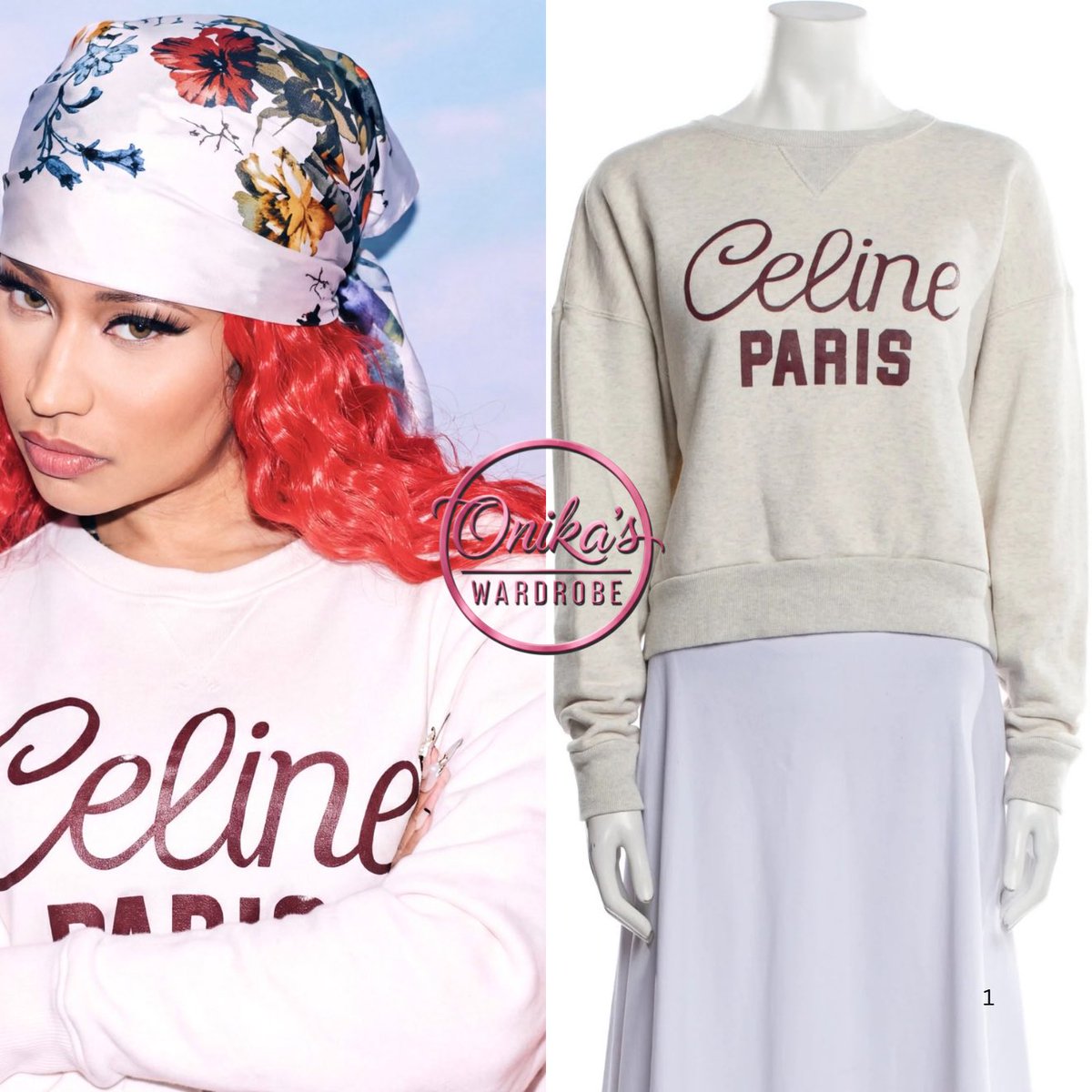onikaswardrobe's tweet photo. Pink Friday 2 World Tour M&G: Seattle
Nicki Minaj wearing a Celine cotton fleece sweatshirt ($990) and a Dior D-Millefiori scarf ($380).
#nickiminaj #fashion #style
#celine #dior #pf2wt #barbie https://t.co/at1r1yK87V
