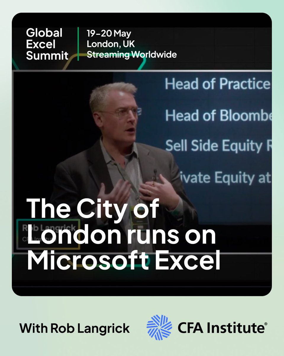 Global Excel Summit tweet media