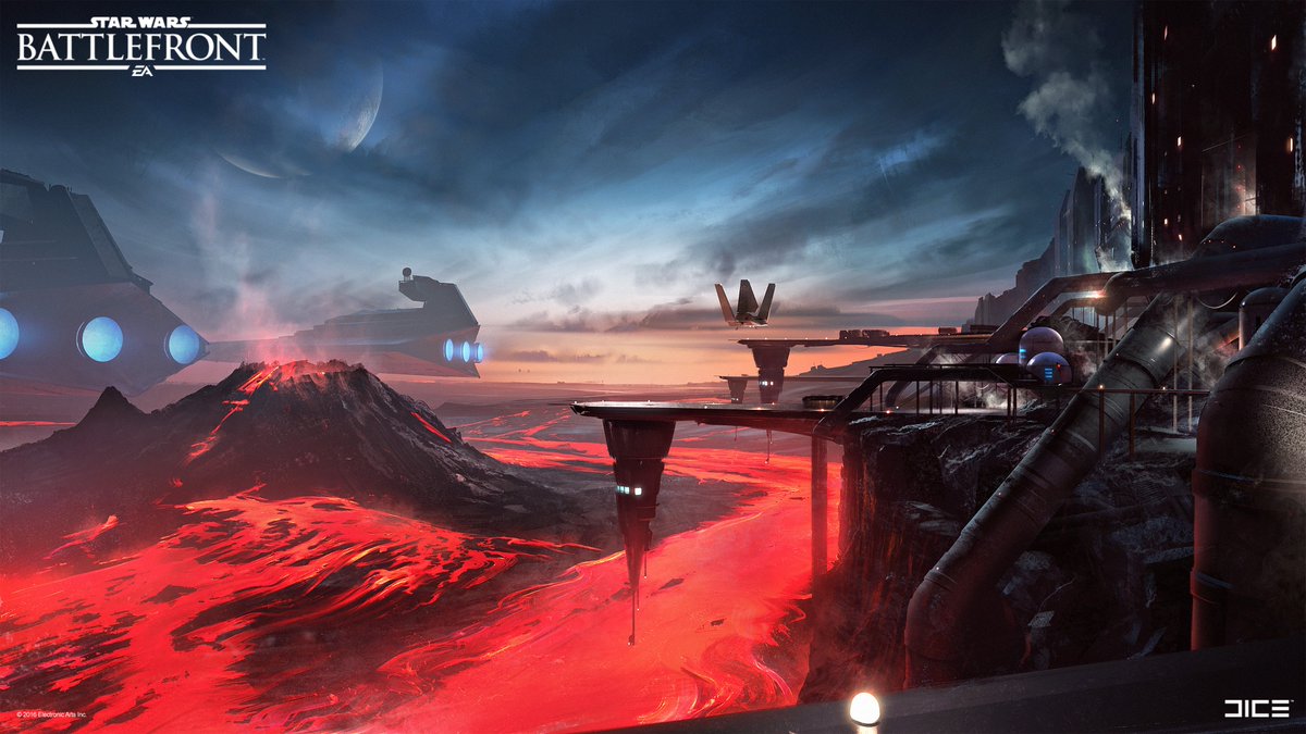 Artist Anton Grandert designed this cargo lifter for Star Wars Battlefront's Outer Rim expansion. He later put it in the Obi-Wan Kenobi Disney+ series after joining Lucasfilm.

Jedi Fallen Order's Second Sister was also used as a placeholder for Reva.

🎨 artstation.com/artwork/a0WXbX