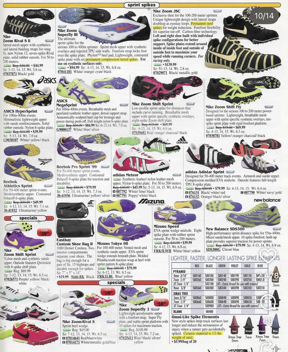Raestaketv's tweet photo. If you had any spikes off these two pages, pat yourself on the back! Cause you ran during the era of straight Raw Speed. 😂😂😂‼️ The era when every race was personal‼️

Today’s track athletes will never understand these two pages 😂😂😂‼️ https://t.co/aCtJRS0b8L