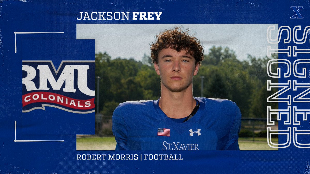 stxsports's tweet image. NSD 2026:

#4

Jackson Frey - Committed to Robert Morris University in Pittsburgh, Pennsylvania to play Football!

Congrats, Jackson!

#GoBombers | #AMDG