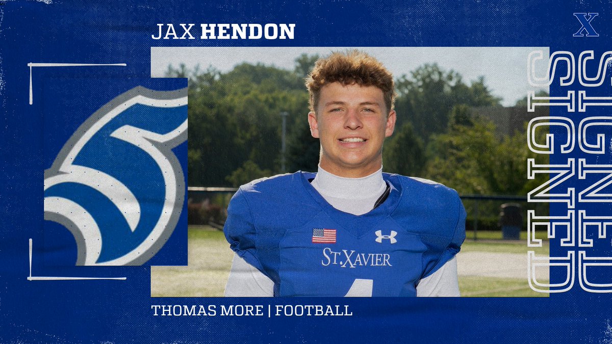 stxsports's tweet image. NSD 2026:

#5

Jax Hendon - Committed to Thomas More University in Crestview Hills, Kentucky to play Football!

Congrats, Jax!

#GoBombers | #AMDG