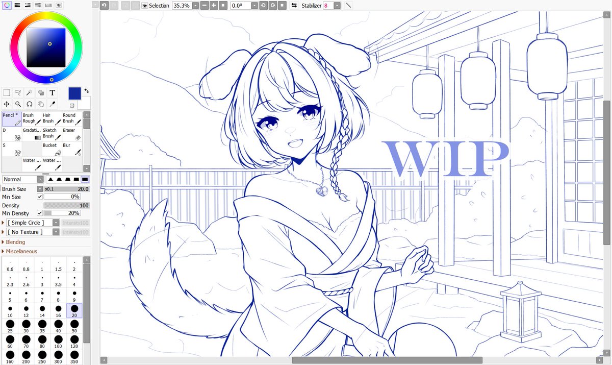 Wip of comm 💫