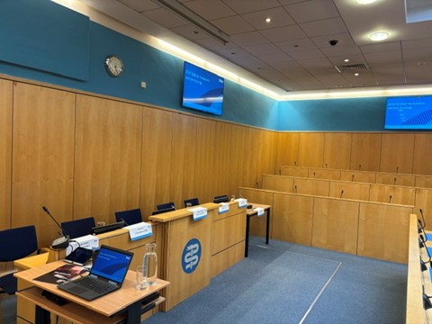BMAScotland's tweet photo. 👀The stage is set for our health hustings!

Representatives from across the political parties will be at our Edinburgh offices to debate the future of the health service.

Follow us from 7pm for updates as the politicians set out their stall and take questions from our members. https://t.co/UHNhrrSRHC
